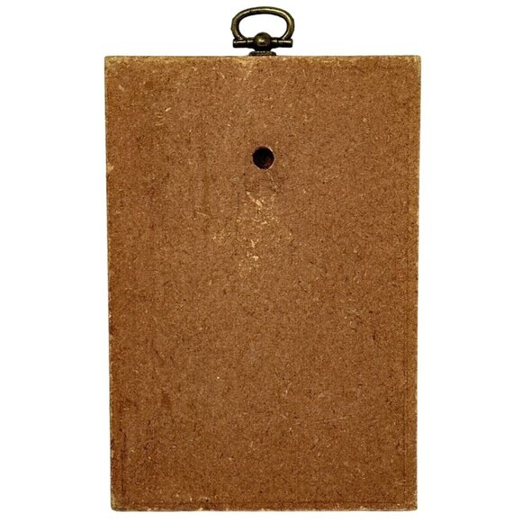 Roberta McDowell Rainbow Farm Art Wooden Wall Plaque Small 6 x 4 In Cottagecore - Picture 2 of 8